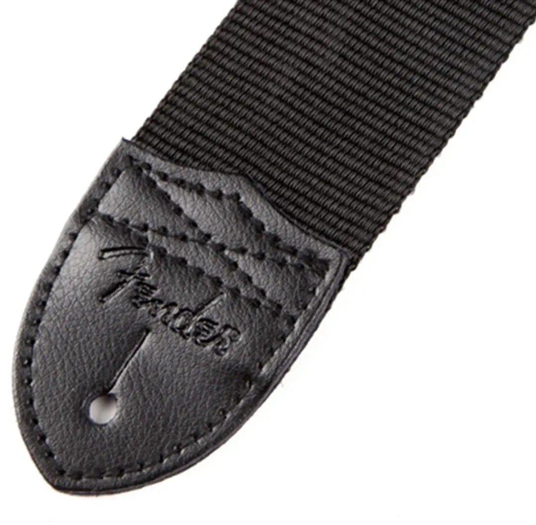 Fender Nylon Lightning Bolt Gitaarband - Zwart