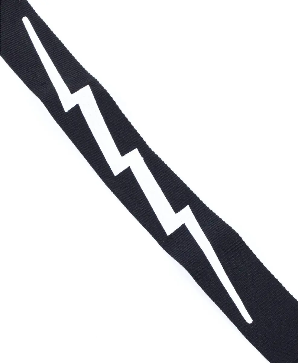 Fender Nylon Lightning Bolt Gitaarband - Zwart