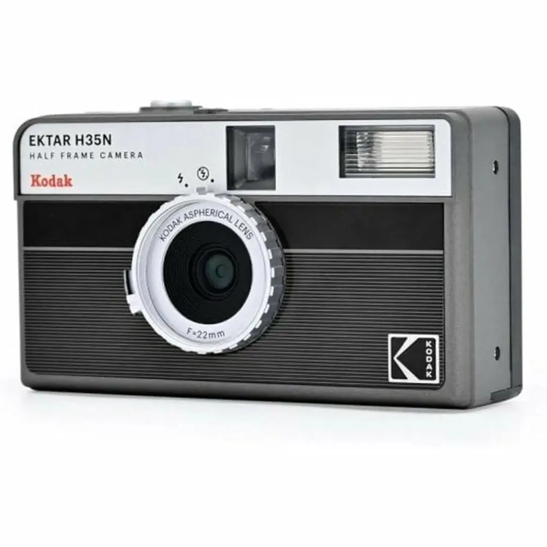 Kodak EKTAR H35N Half Frame Filmcamera - Zwart