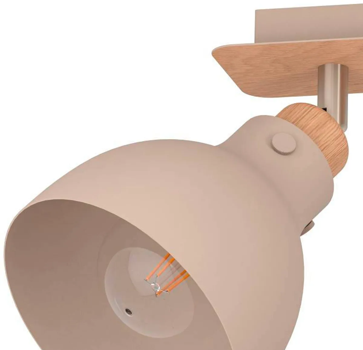 Eglo Arrecife Spot E27 - 2 Lichtpunten - 53,1 cm - Grijs/Beige