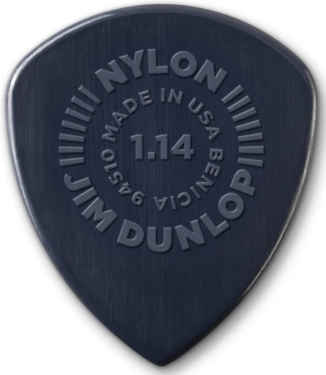 Dunlop Flow Nylon Plectrum 1.14mm - 12 Stuks - Navy Blue