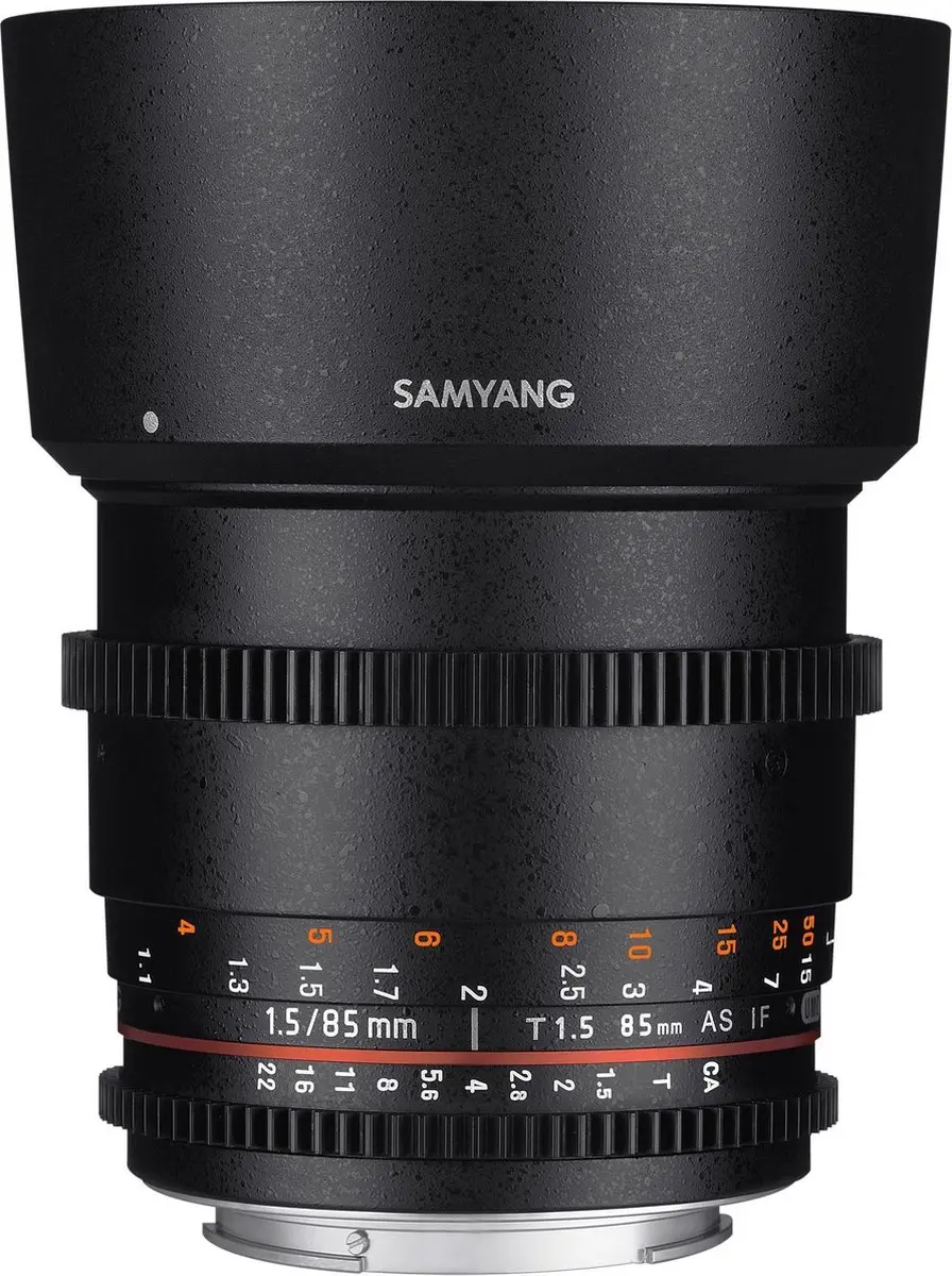 Samyang 85mm T1.5 VDSLR AS IF UMC II - Pentax K - 72mm