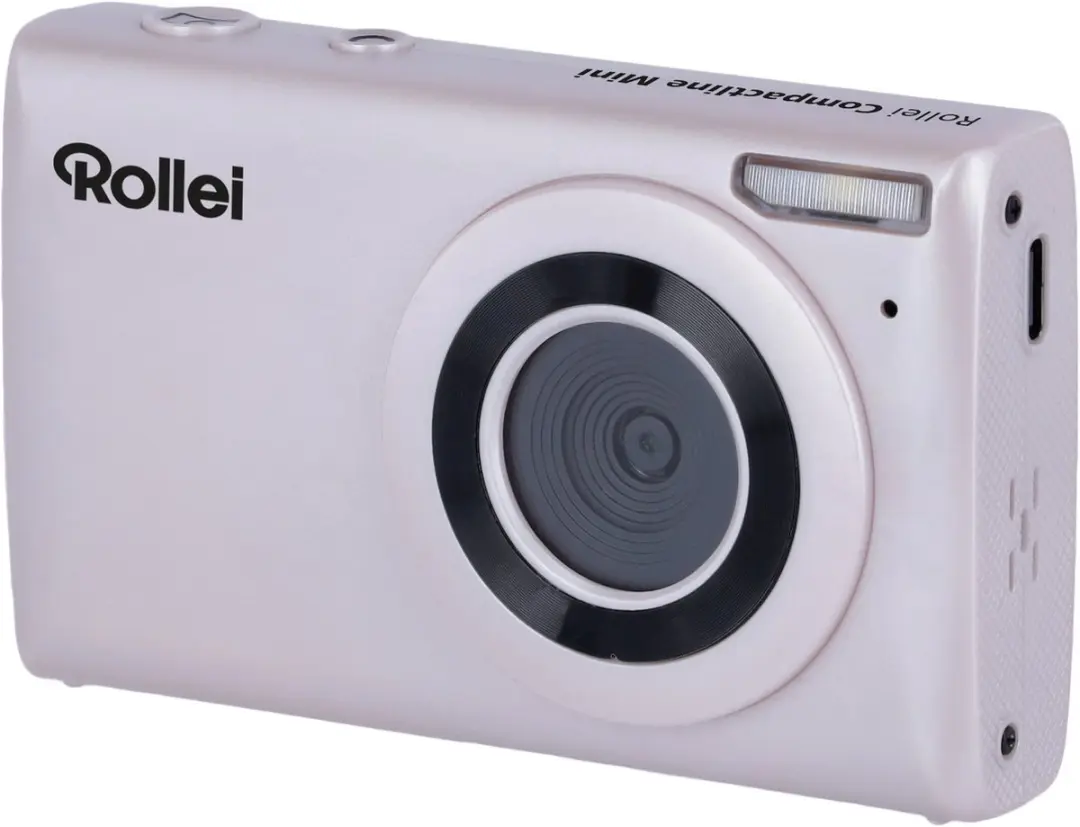 Rollei Compactline Mini - Roze 4K Camera - 18x Zoom - 32GB