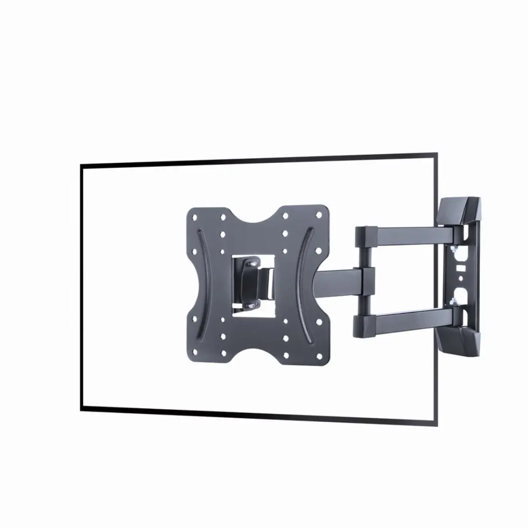 Gembird WM-42ST-02 Full-Motion TV Wandbeugel 23-42" - Zwart