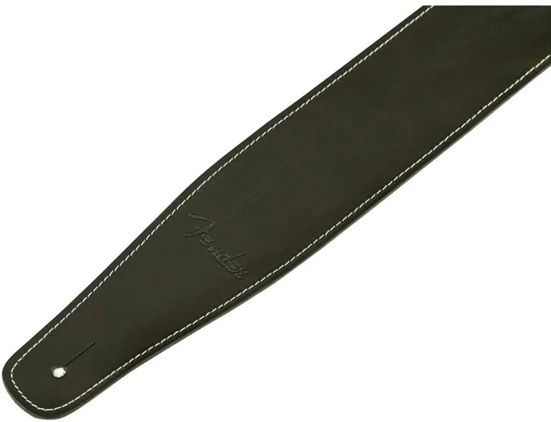 Fender Broken-In Leather Gitaarband - Groen