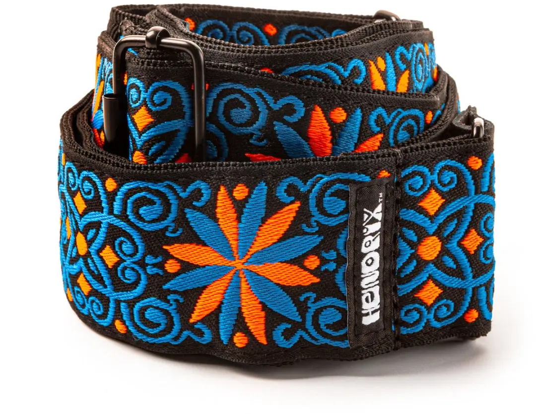 Dunlop JH25 Jimi Hendrix Blacklight Fillmore Blue Gitaarband