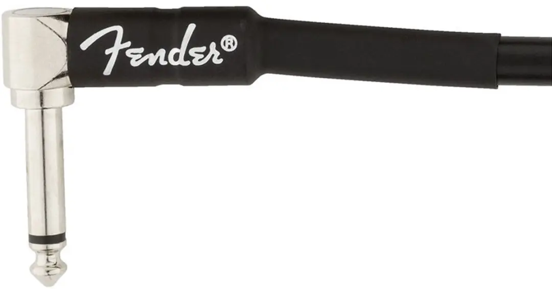 Fender 990820025 Instrumentkabel 10ft - Haakse plug - Zwart
