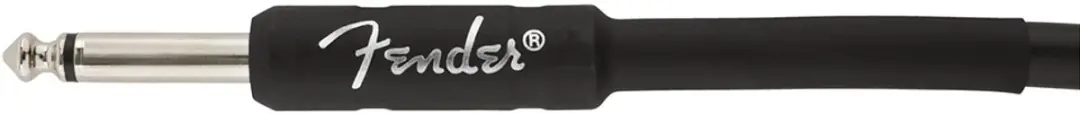 Fender 990820025 Instrumentkabel 10ft - Haakse plug - Zwart