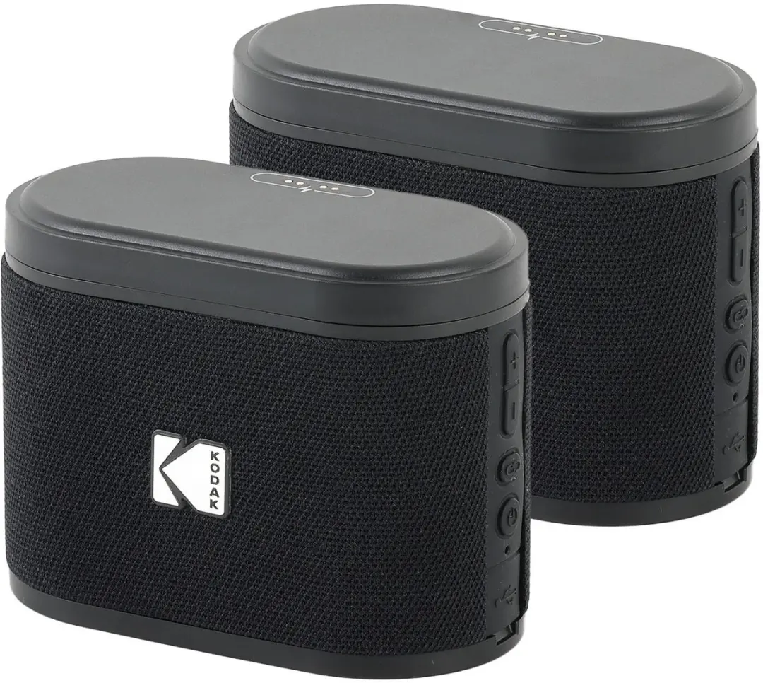 Kodak SoundBrix SBRIX2 Bluetooth Speaker - 5W - 2 Stuks - Zwart