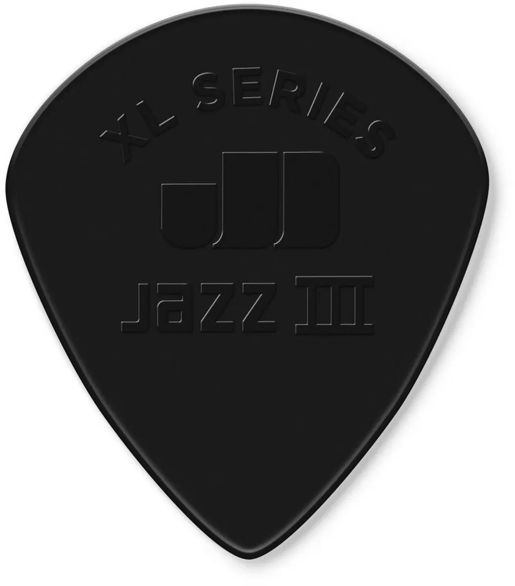 Dunlop Jazz III XL Plectrum 1.38mm - 6 Stuks Zwart