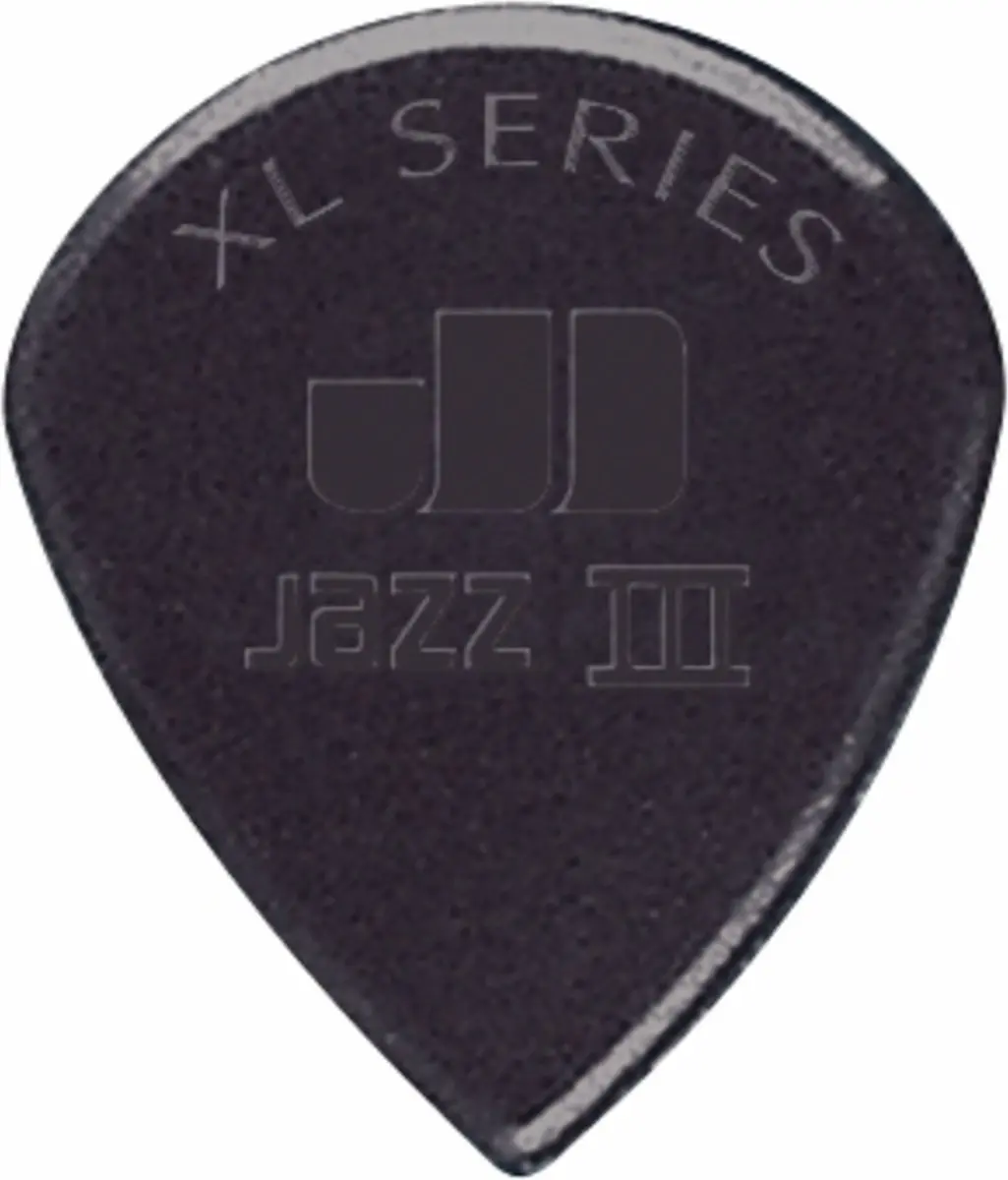 Dunlop Jazz III XL Plectrum 1.38mm - 6 Stuks Zwart