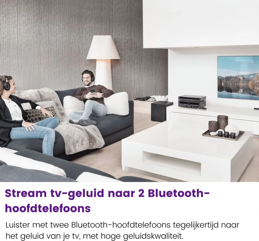 Marmitek BoomBoom 55 HD Bluetooth Transmitter 25008477 - aptX HD