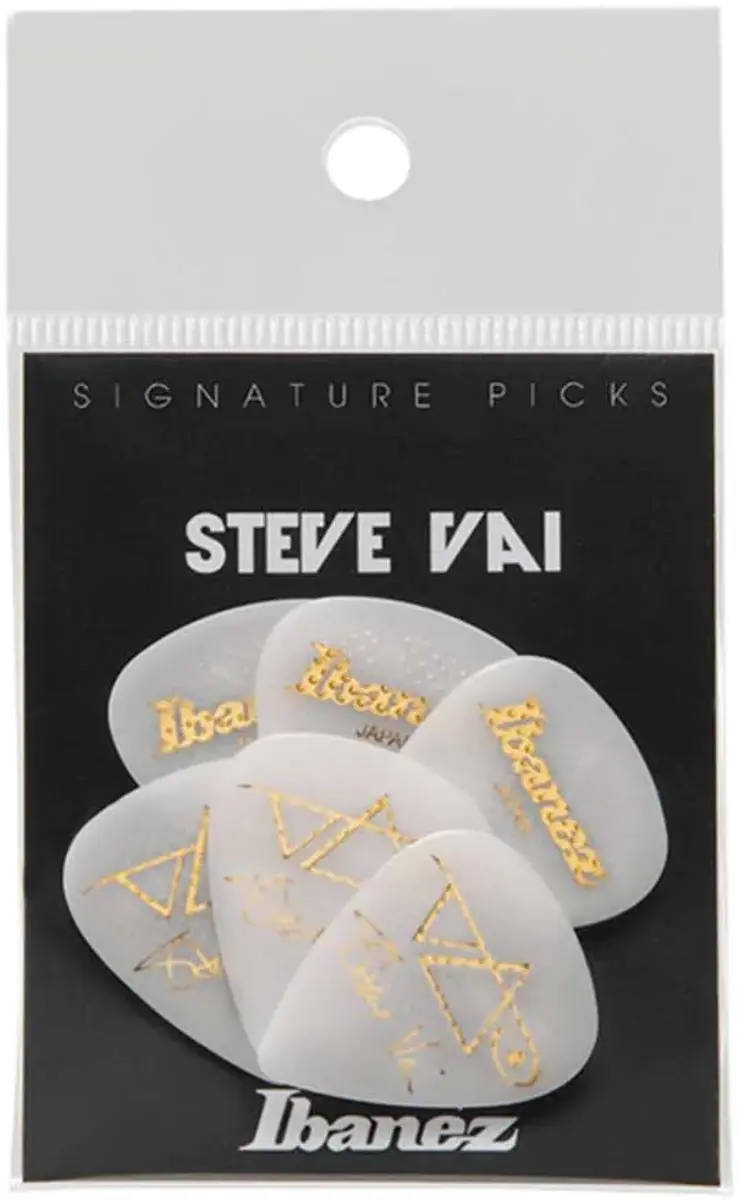 Ibanez Steve Vai B1000SVR Plektrum - 6 Stuks Wit