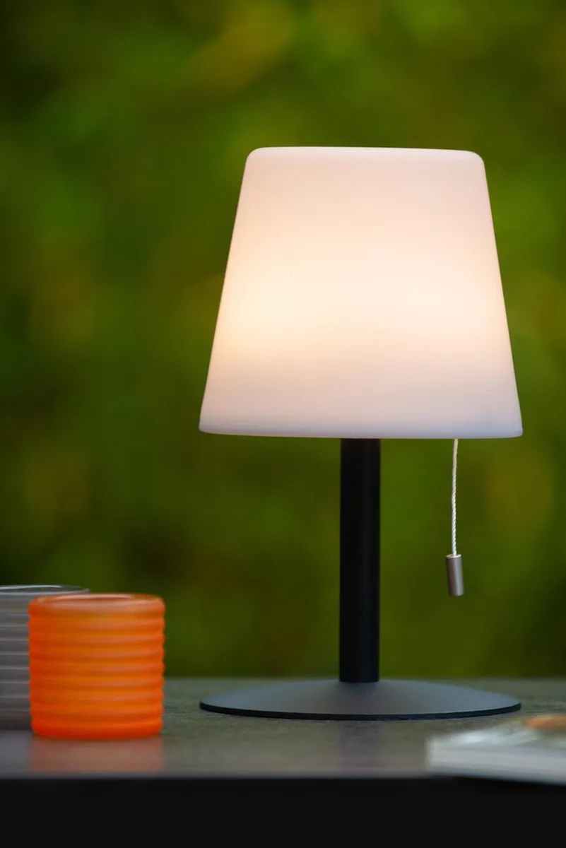 Lucide RIO Oplaadbare Tafellamp - Ø15,5cm LED RGB IP44