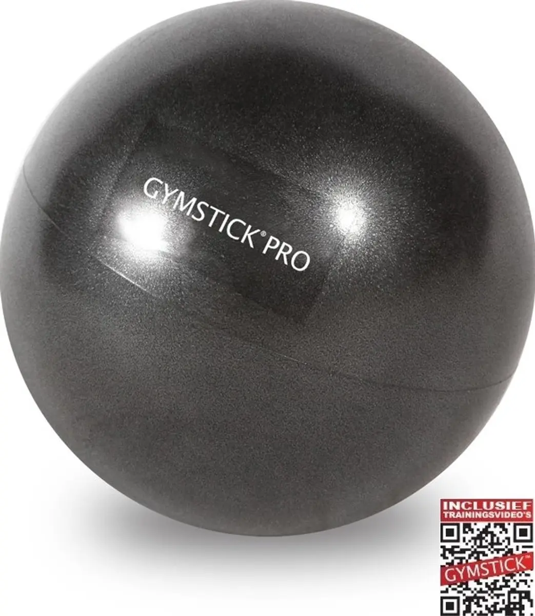 Gymstick Pro Core Ball 22cm - Fitnessbal - Zwart