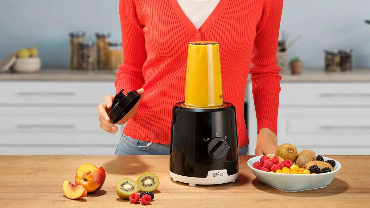Braun PowerBlend 1 JB1051BK Blender - 600W - 1.5L - Zwart