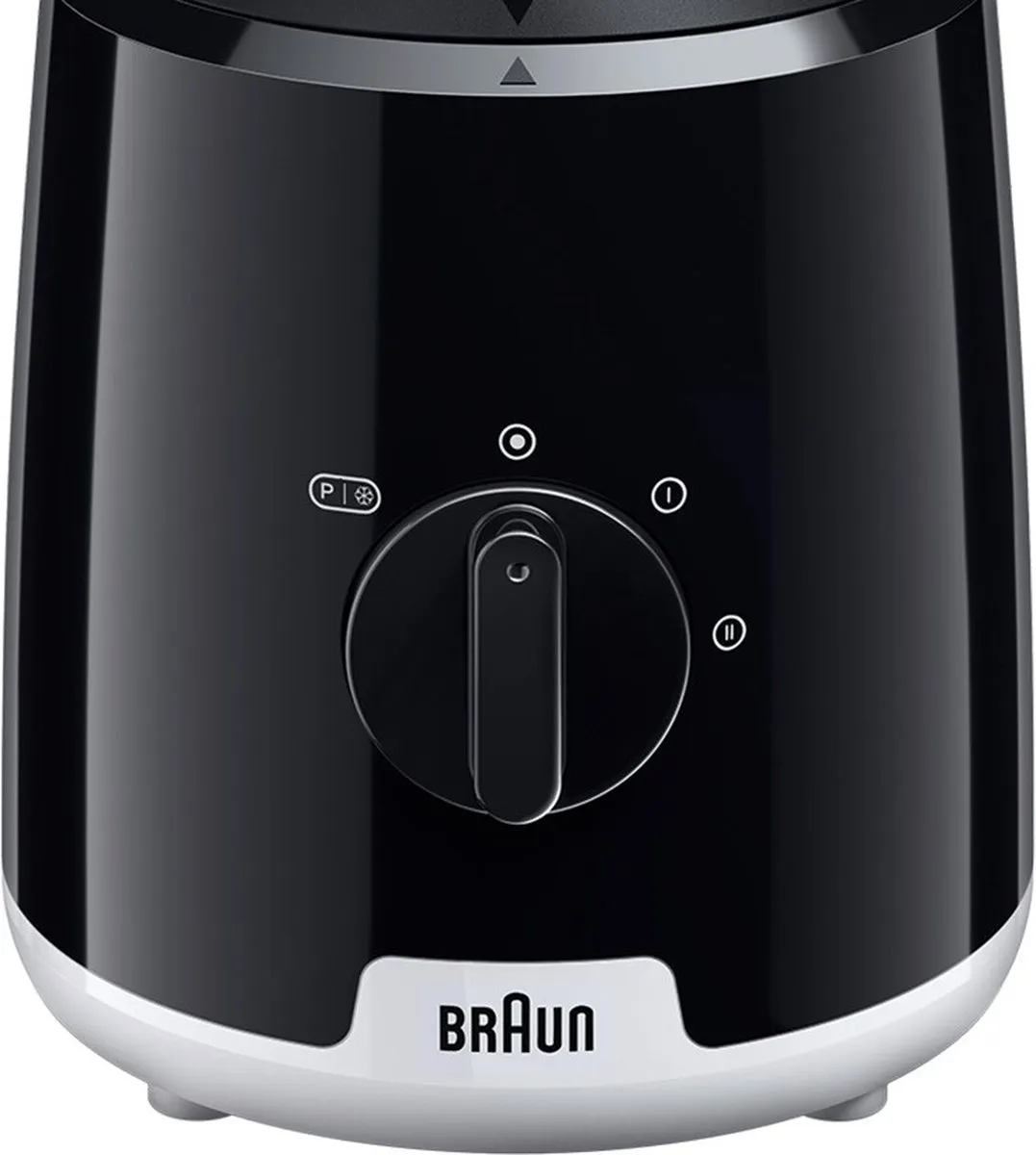Braun PowerBlend 1 JB1051BK Blender - 600W - 1.5L - Zwart