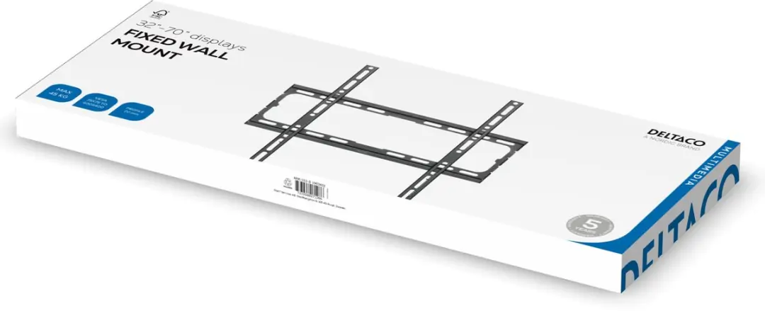 Deltaco ARM-522-B TV Wandsteun - 32-70" - Max 45kg - Zwart