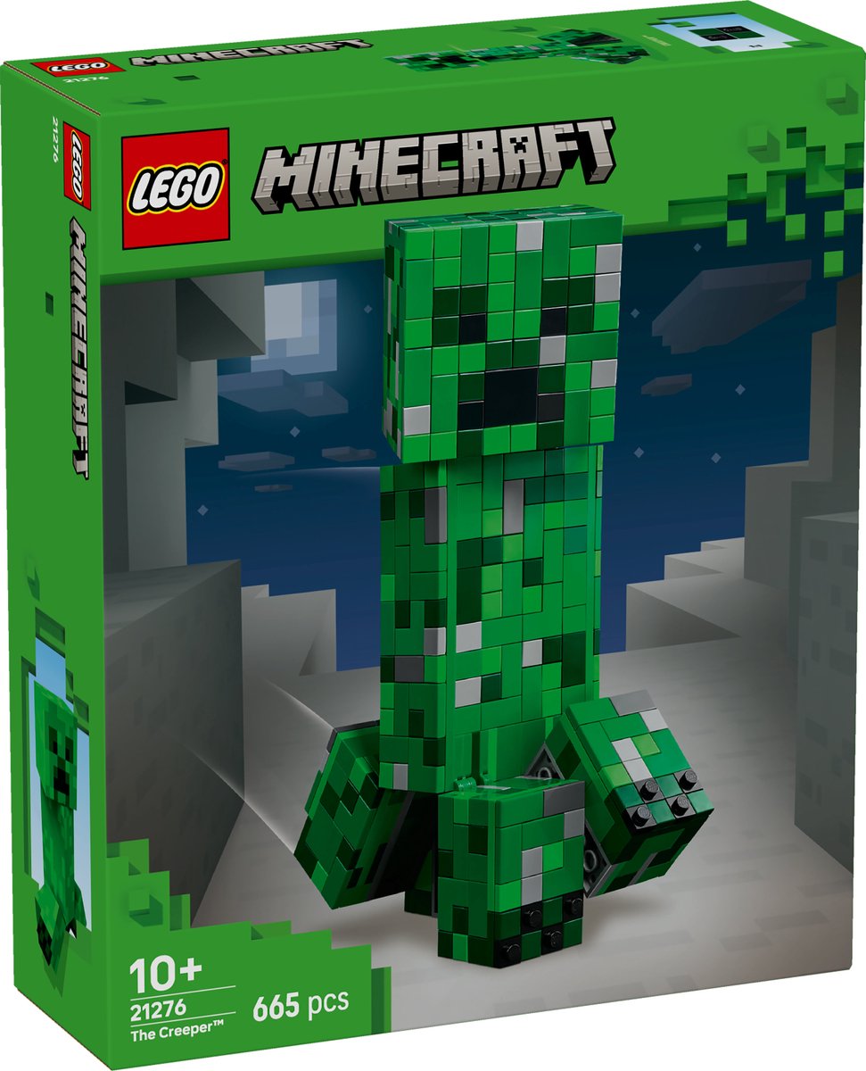 LEGO Minecraft De Creeper Actiefiguur Bouwpakket - 21276