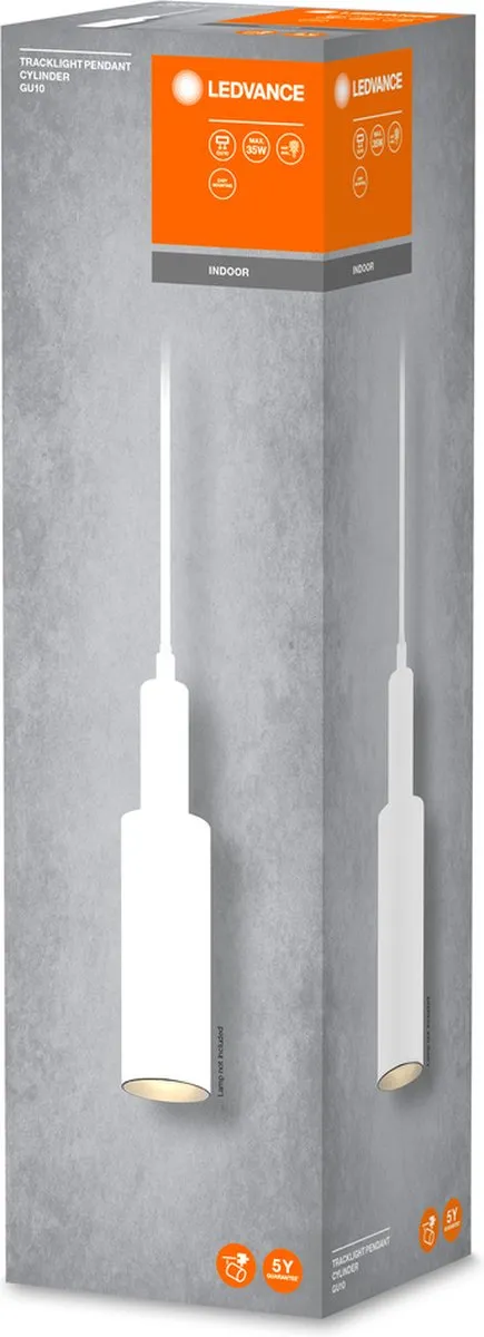 LEDVANCE Tracklight Pendant Cylinder GU10 - Wit