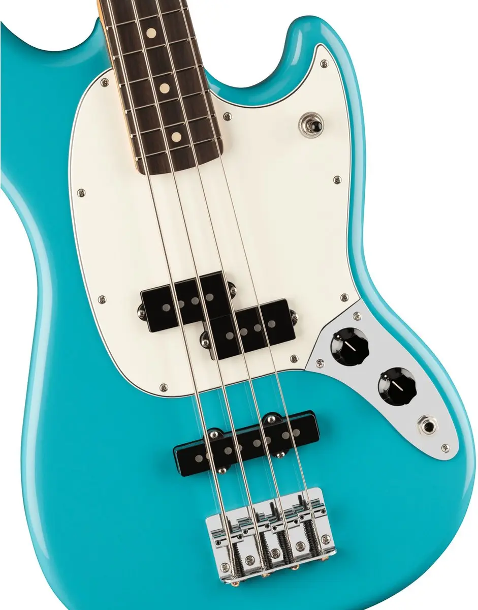 Fender Player II Mustang Bass PJ RW Aquatone Blue