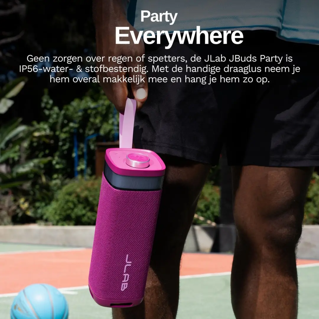 JLab Pop Mini IEUSBPOPRMUL123 Draadloze Speaker - 5W - Roze
