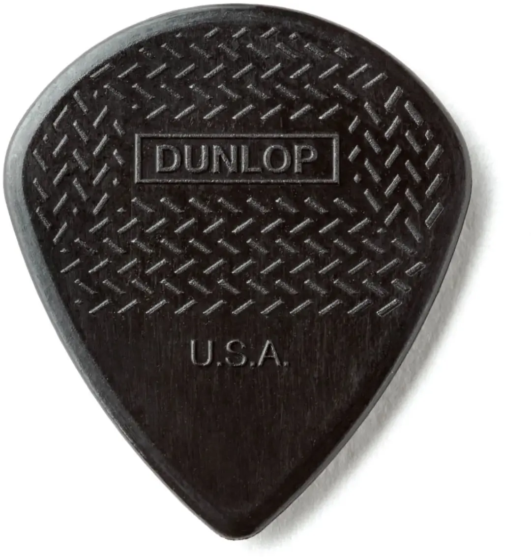Dunlop 471P3C Max Grip Jazz III Carbon Fiber Plektrum - 6 Stuks - Grijs