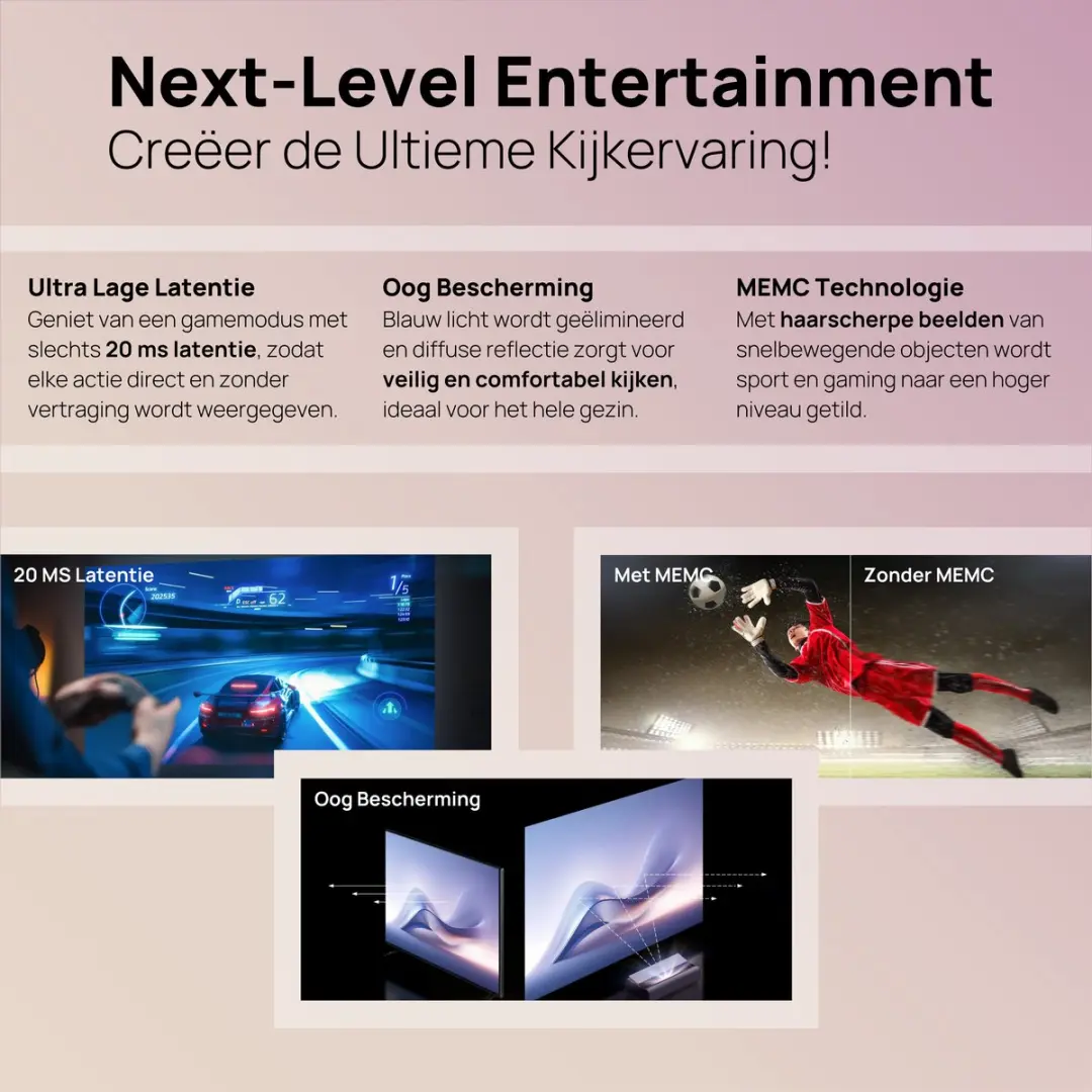 XGIMI Aura 2 4K UST Laser Projector - Dolby Vision - 2300 ISO Lumen - Grijs