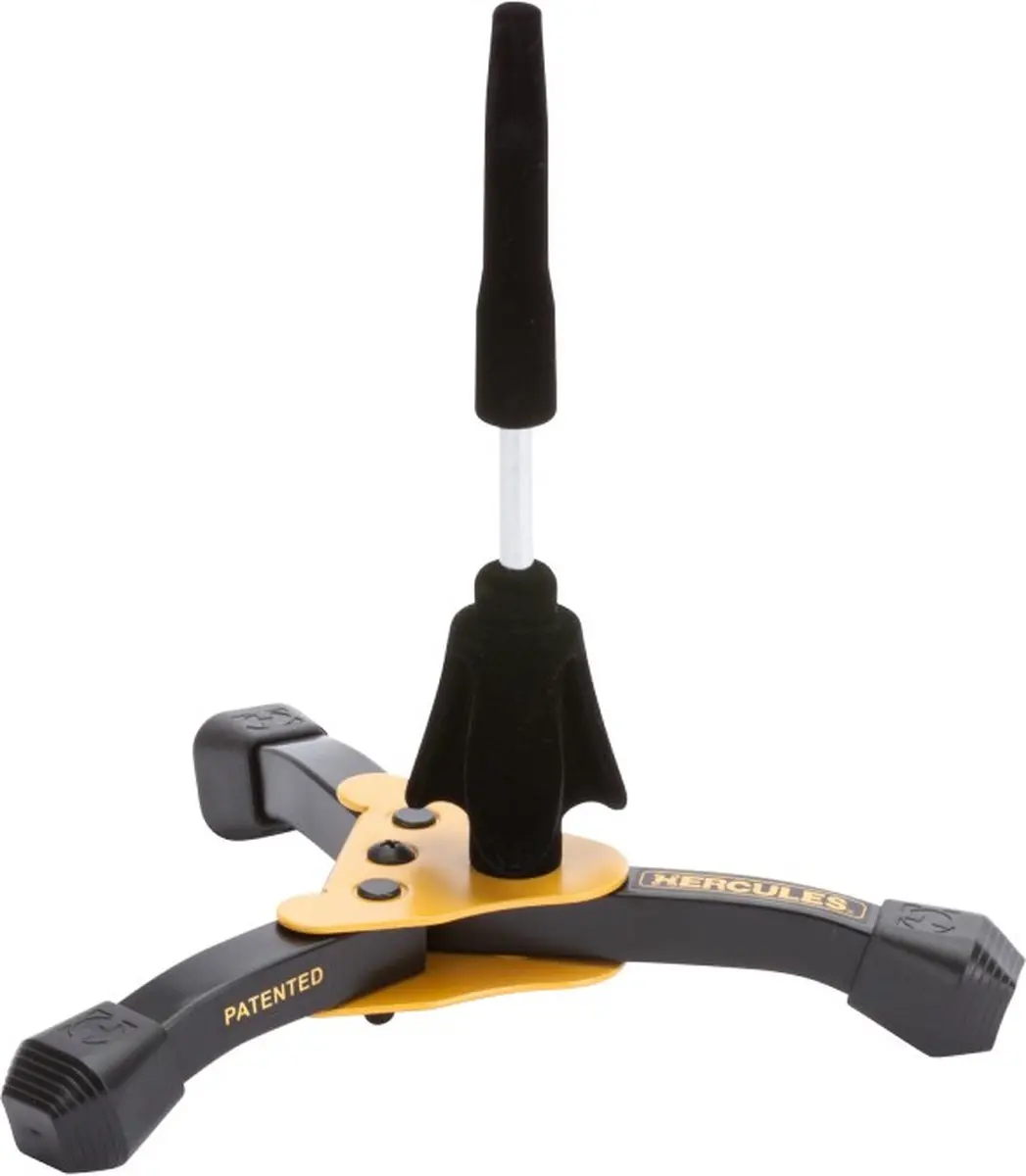 Hercules Dwarsfluit/Klarinet Stand DS640B - Geel/Zwart - afbeelding 5 van 5