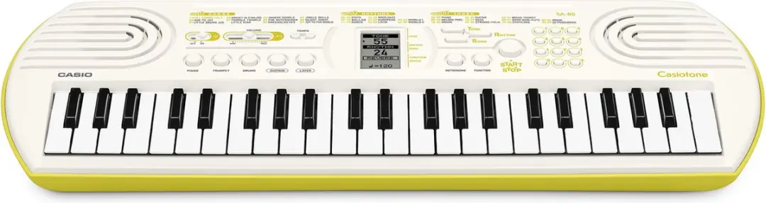 Casio SA-80 Keyboard - 49 Toetsen - Wit