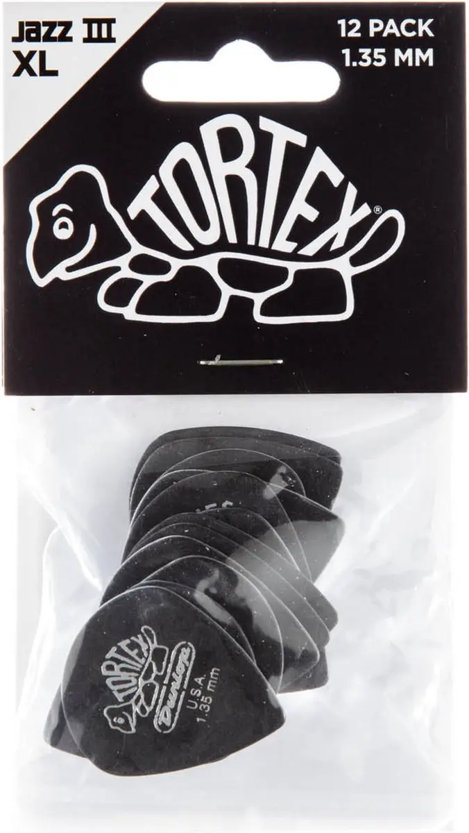 Dunlop Tortex Jazz III XL Plectrum 1.35mm