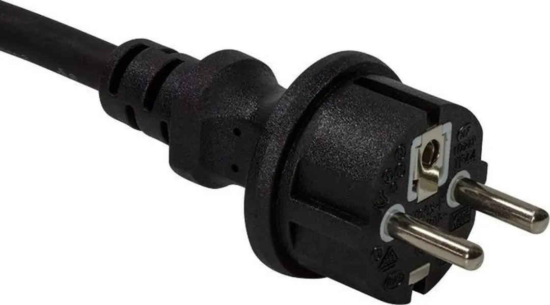 Logilink LPS255 Power Uitbreiding 5x AC - 1,5m - Zwart/Geel