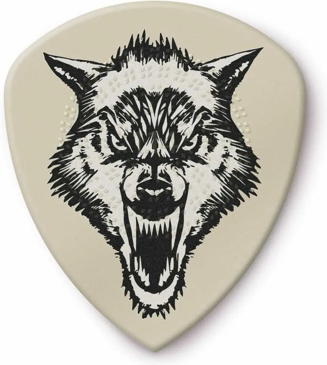 Dunlop James Hetfield Metallica White Fang Plectrumblik 1.14mm