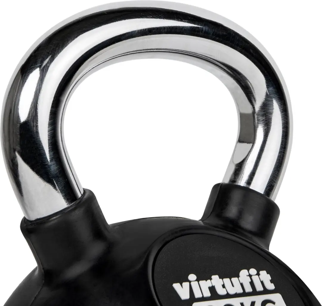 VirtuFit Kettlebell 32kg - Zwart/Rubber