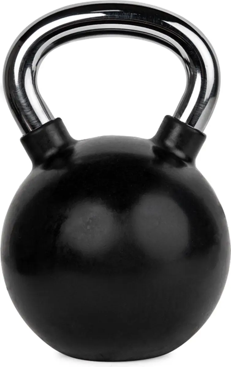 VirtuFit Kettlebell 32kg - Zwart/Rubber