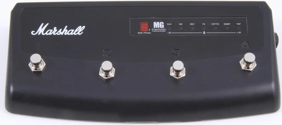 Marshall PEDL90008 4-Fach Voetschakelaar MG CX Serie