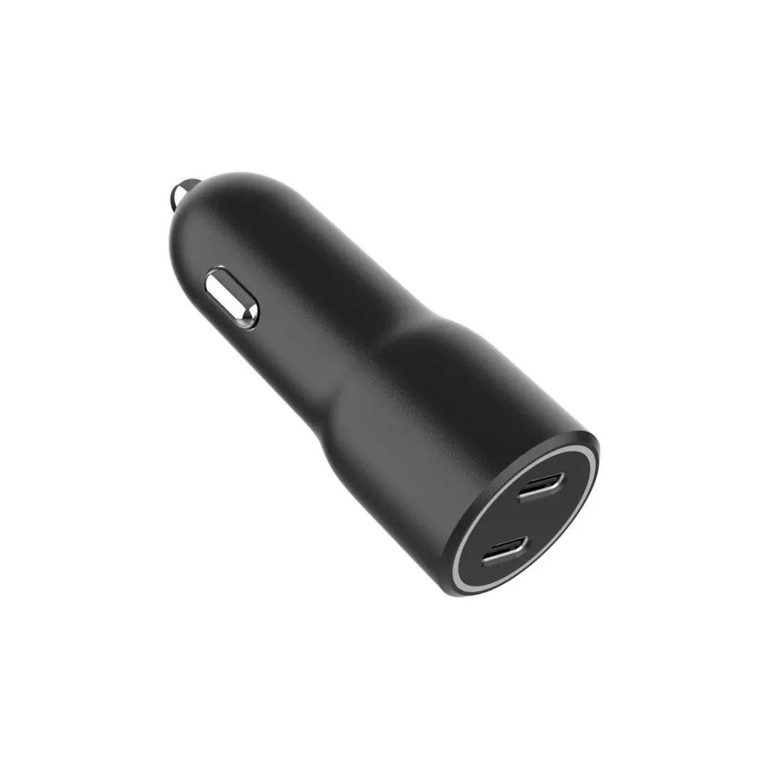 Gembird TA-UC-C2PD40-CAR-01 Auto Oplader - Zwart
