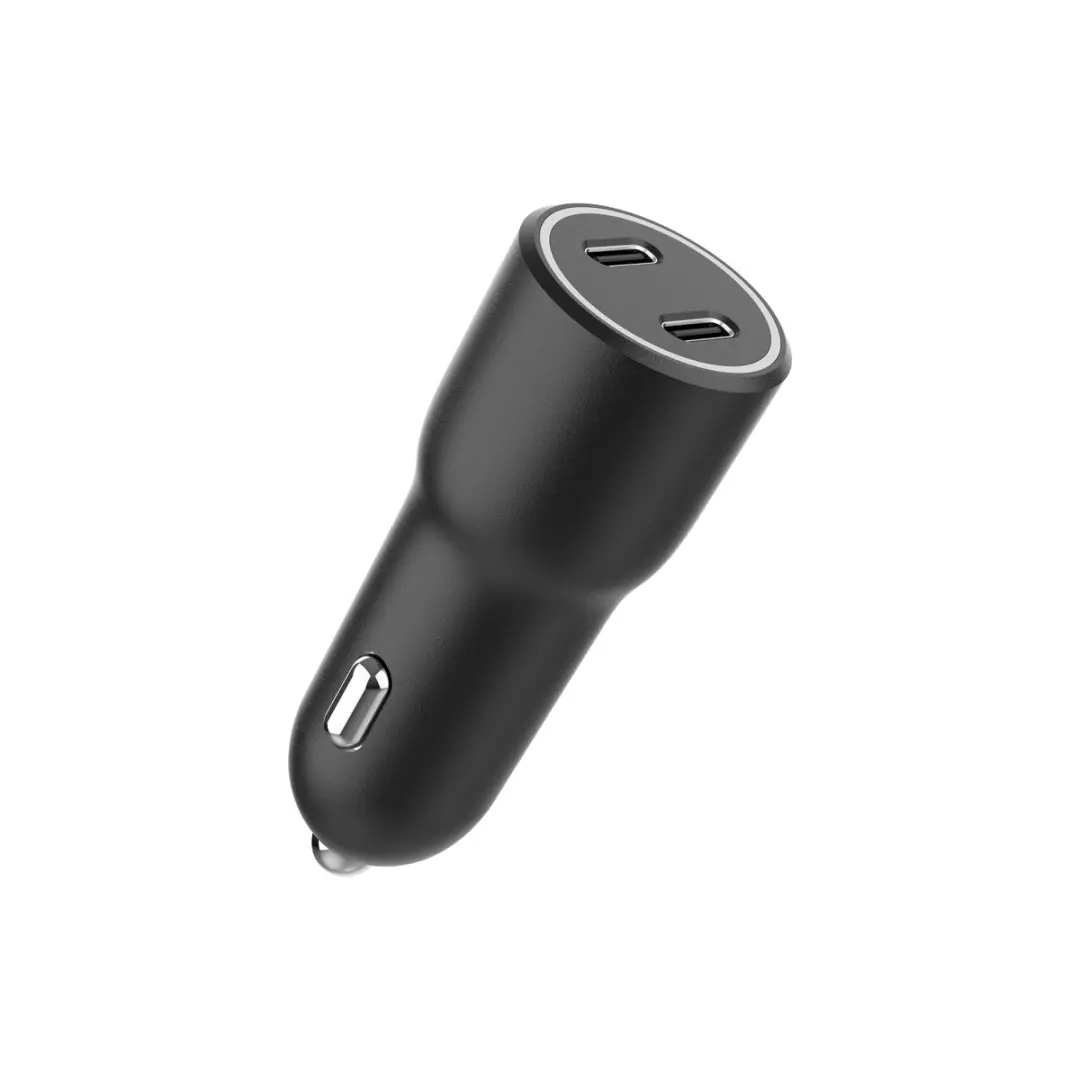 Gembird TA-UC-C2PD40-CAR-01 Auto Oplader - Zwart - afbeelding 6 van 6