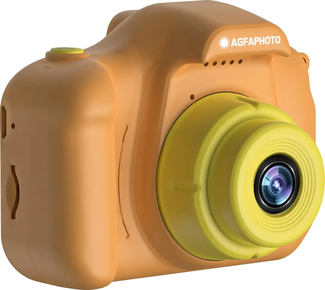 AgfaPhoto Realikids Cam Mini ARKCMOG - 12MP - Oranje/Geel