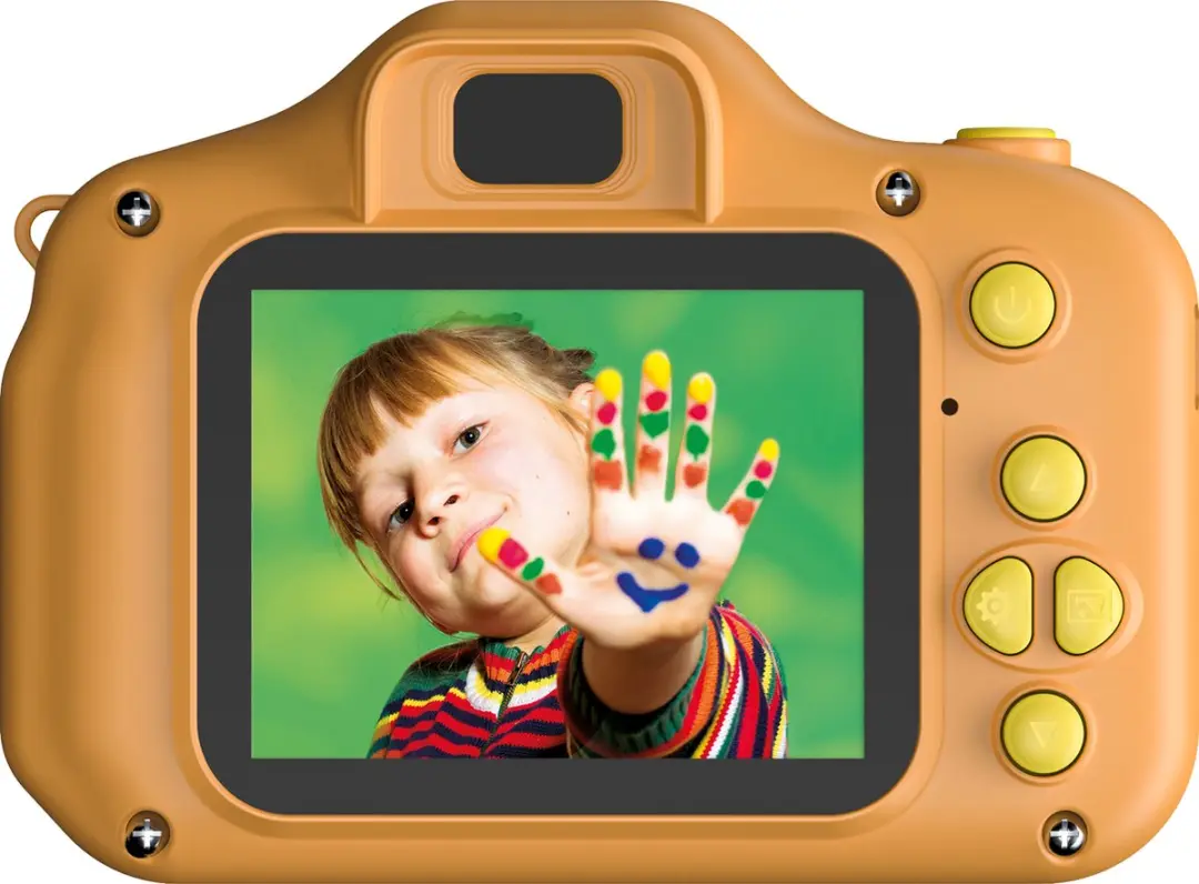 AgfaPhoto Realikids Cam Mini ARKCMOG - 12MP - Oranje/Geel