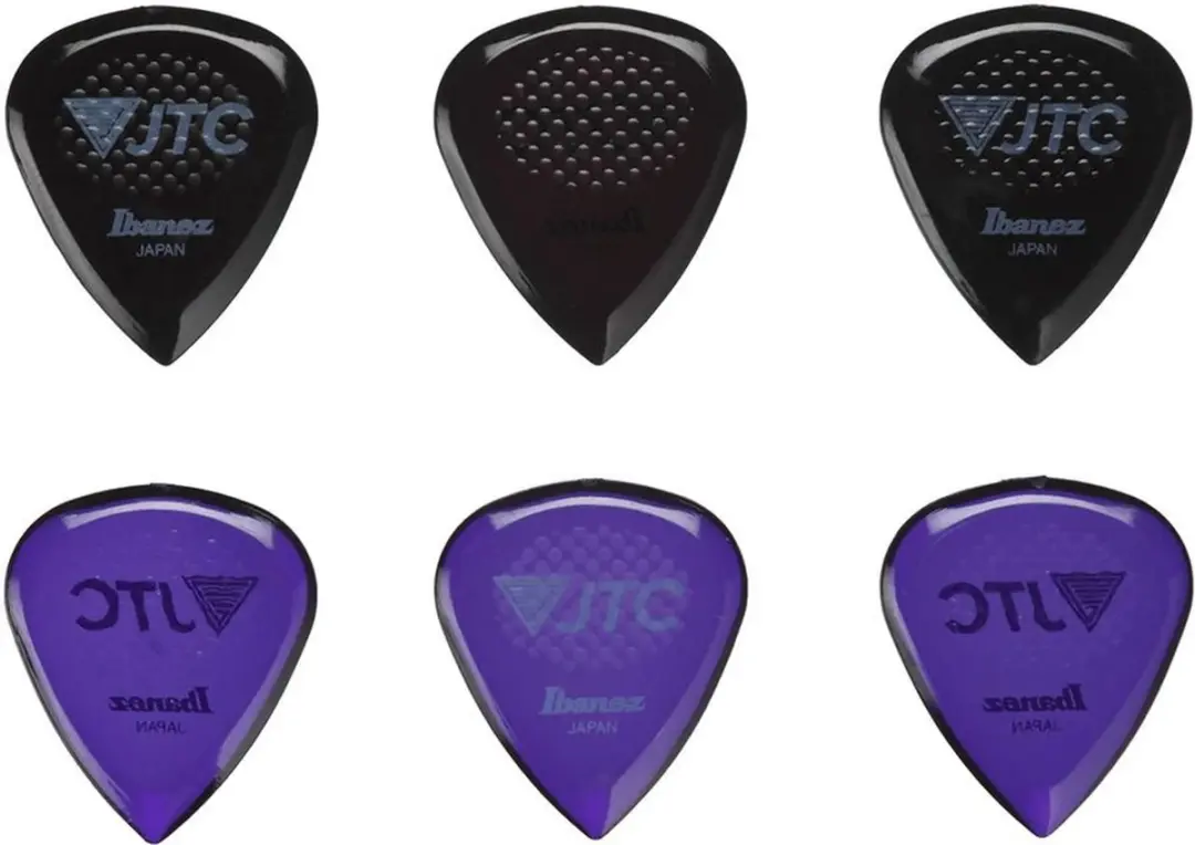 Ibanez Jam Track Central Short Teardrop Plectrumset 2.5mm - 6 Stuks