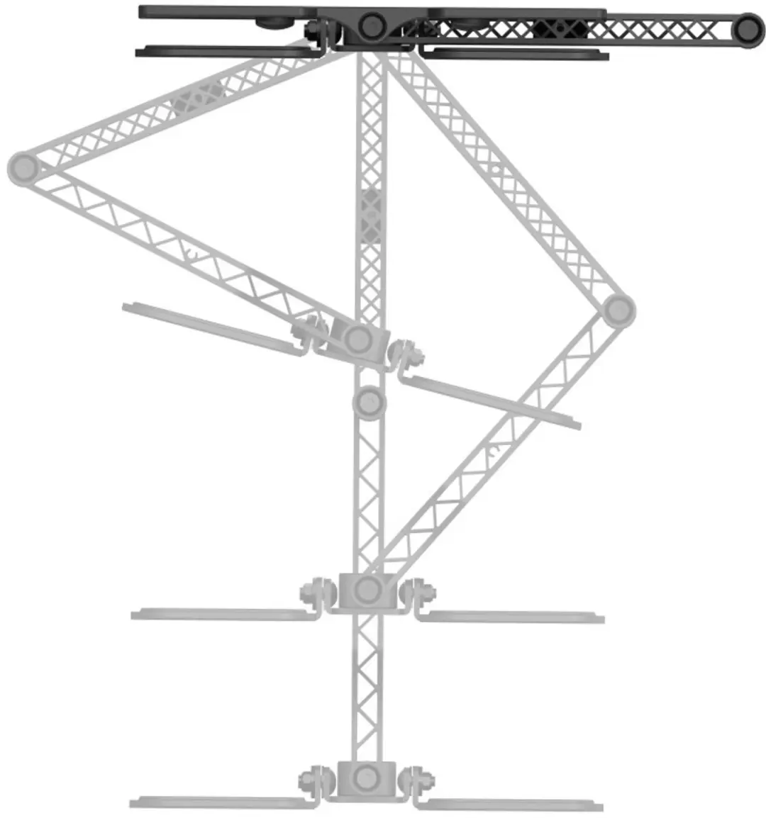 Hama TV Beugel 00220848 - Draai & Kantel - 19-48" - 25kg - VESA 100x100 - Ultraslim - afbeelding 6 van 6