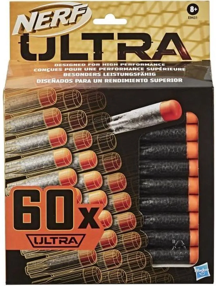 Nerf Ultra Darts E9431 - 60 Stuks - Multikleur