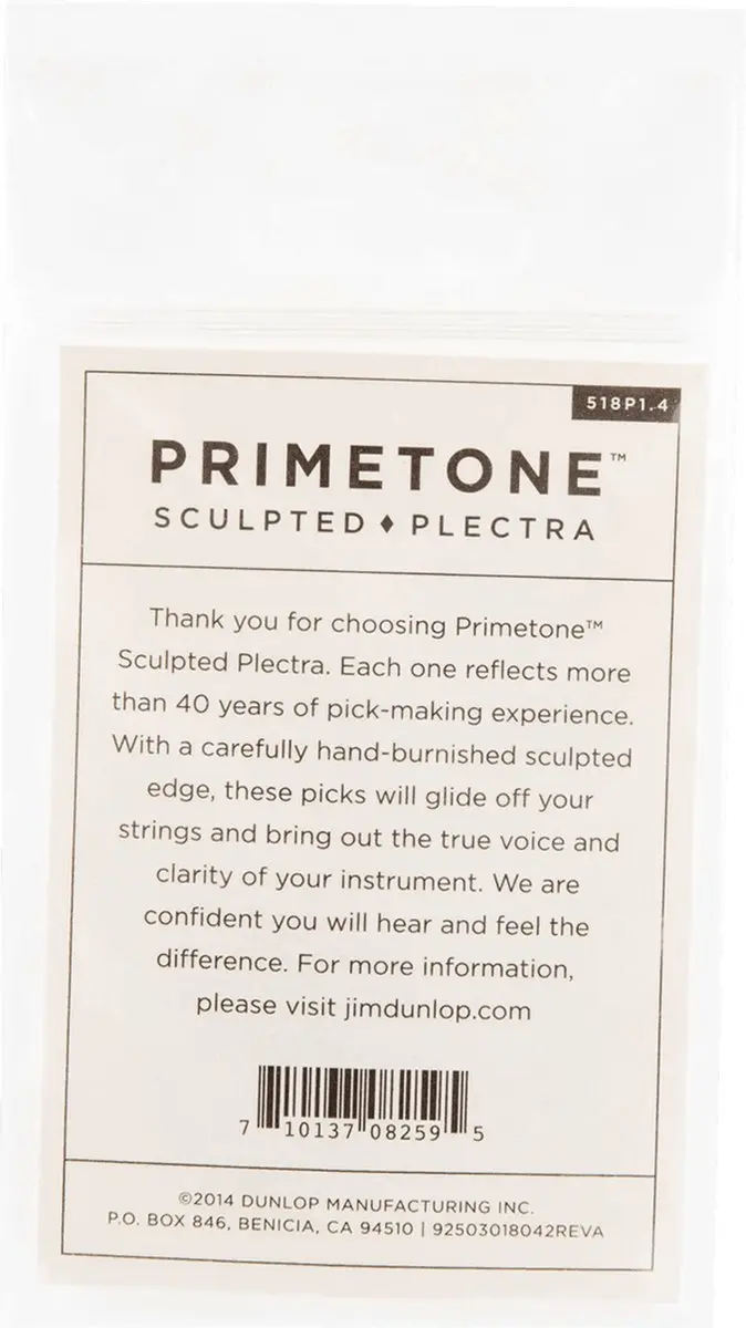 Dunlop Primetone Jazz III Plectrumset 1,40mm - 3 Stuks