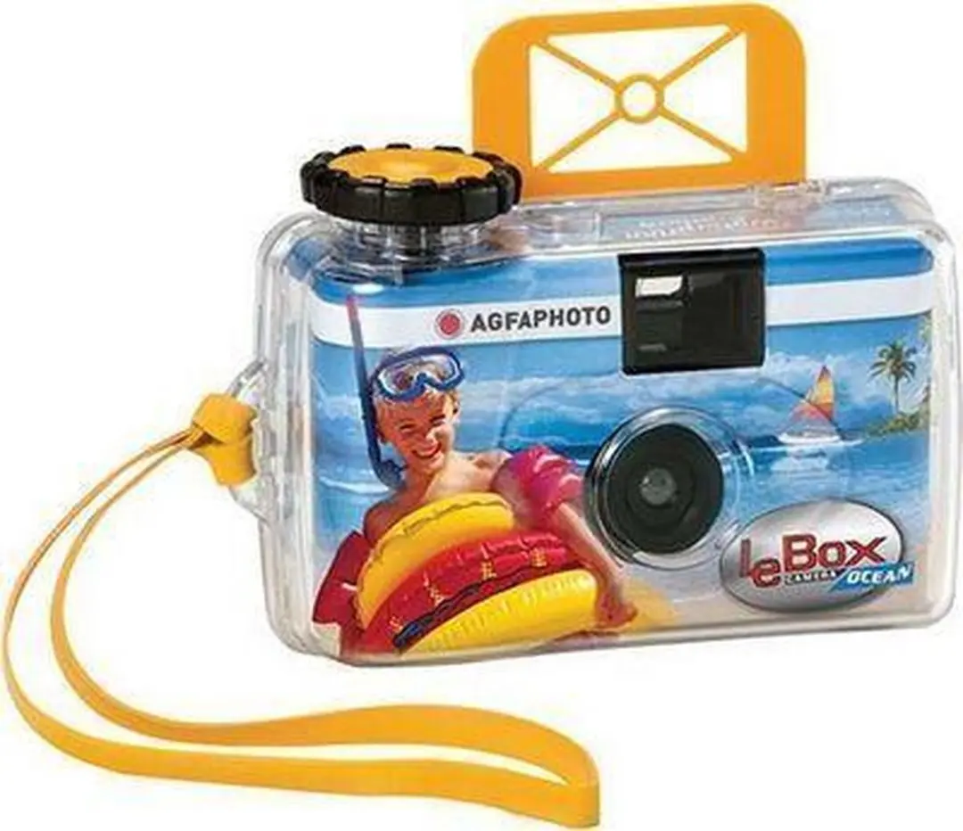 AgfaPhoto LeBox Ocean Wegwerpcamera - 27 Opnames - Zwart