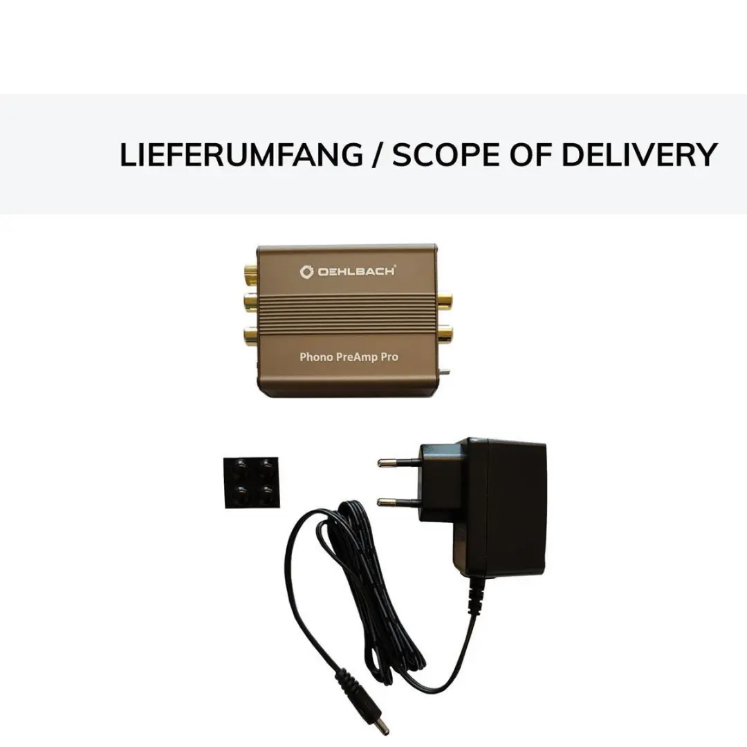Oehlbach PHONO-VOORVERSTERKER 6060 - MM/MC - Zilver