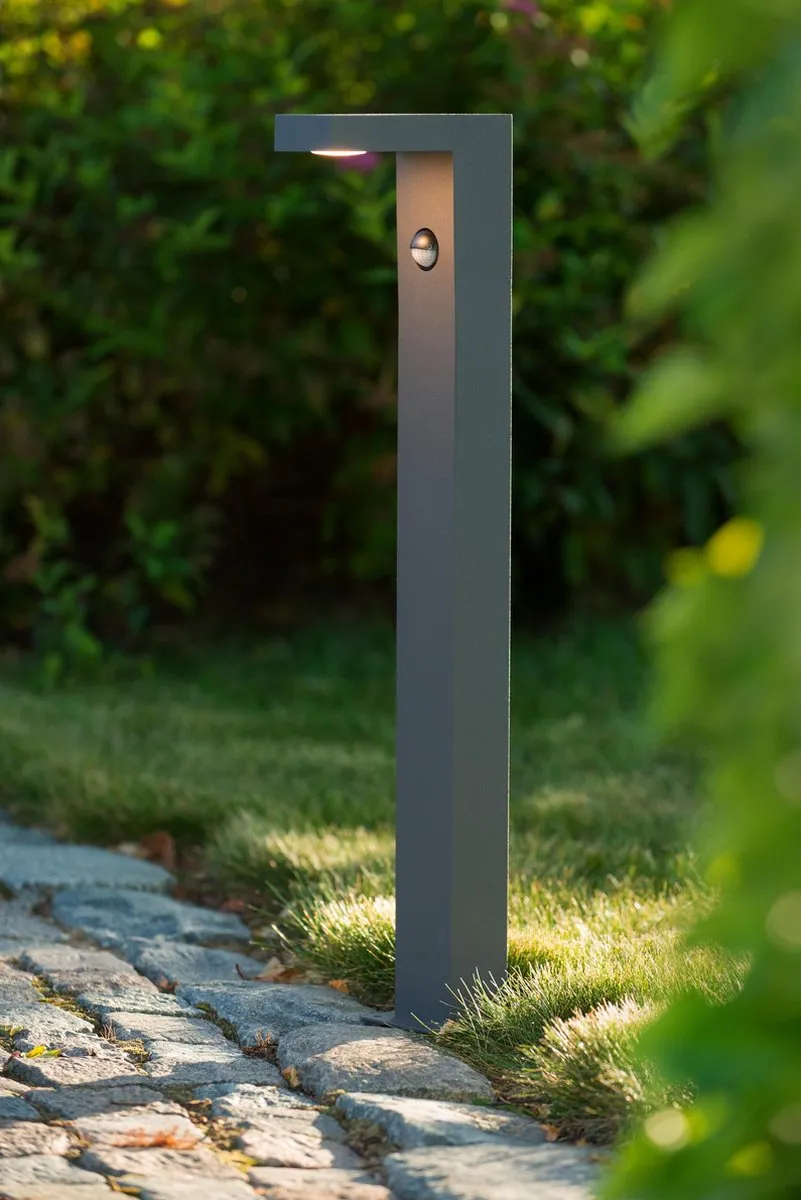 Lucide Texas-IR Sokkellamp LED 7W - Antraciet