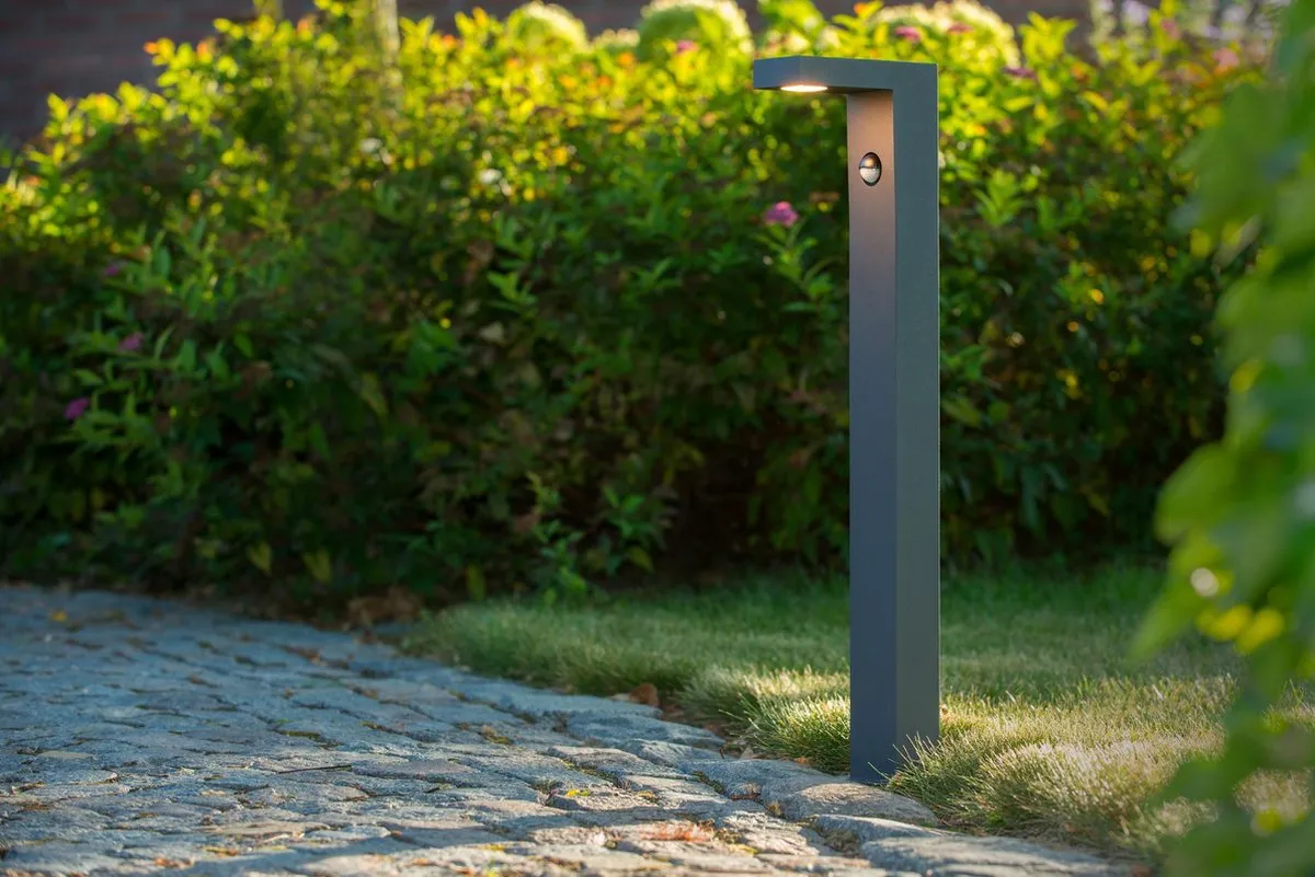 Lucide Texas-IR Sokkellamp LED 7W - Antraciet