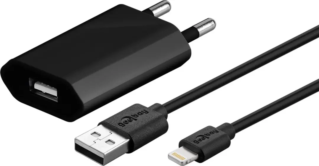 Goobay 44994 Universele Oplader 5W - USB Type-A to Lightning - Zwart