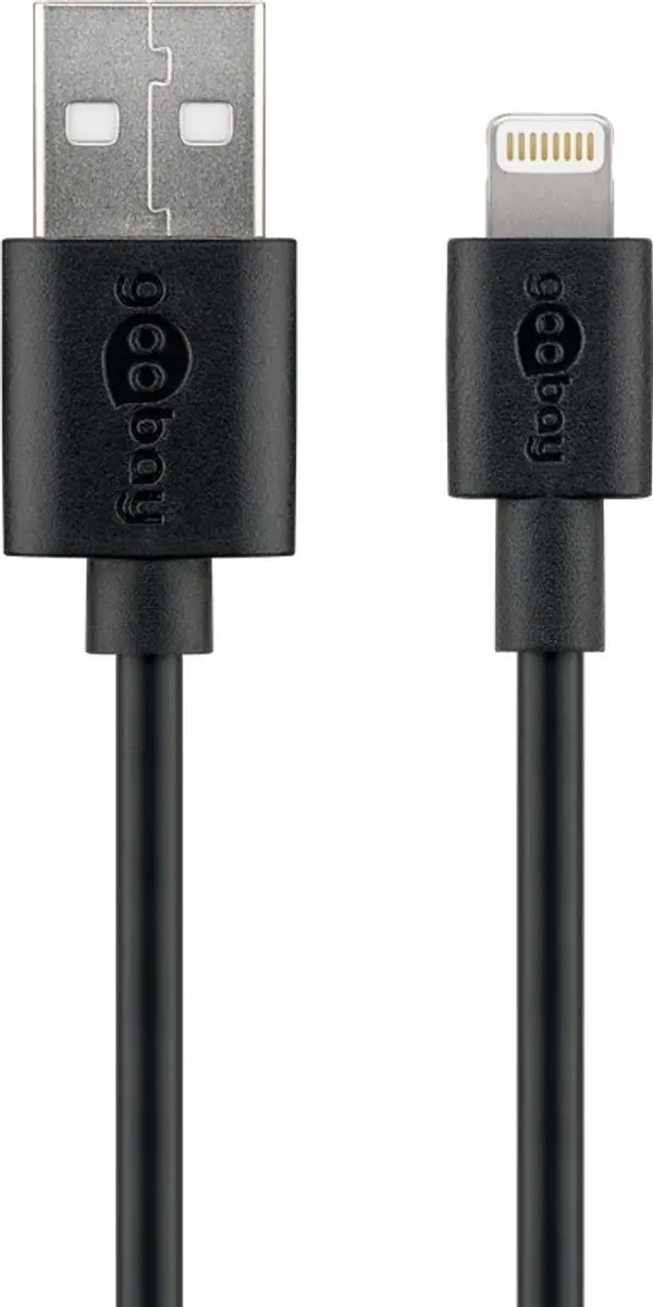 Goobay 44994 Universele Oplader 5W - USB Type-A to Lightning - Zwart